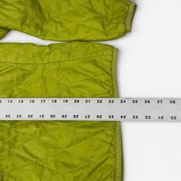 Patagonia Nano Puff Pullover Womens Small Lime Green Quilted Primaloft Jacket - Picture 5 of 14